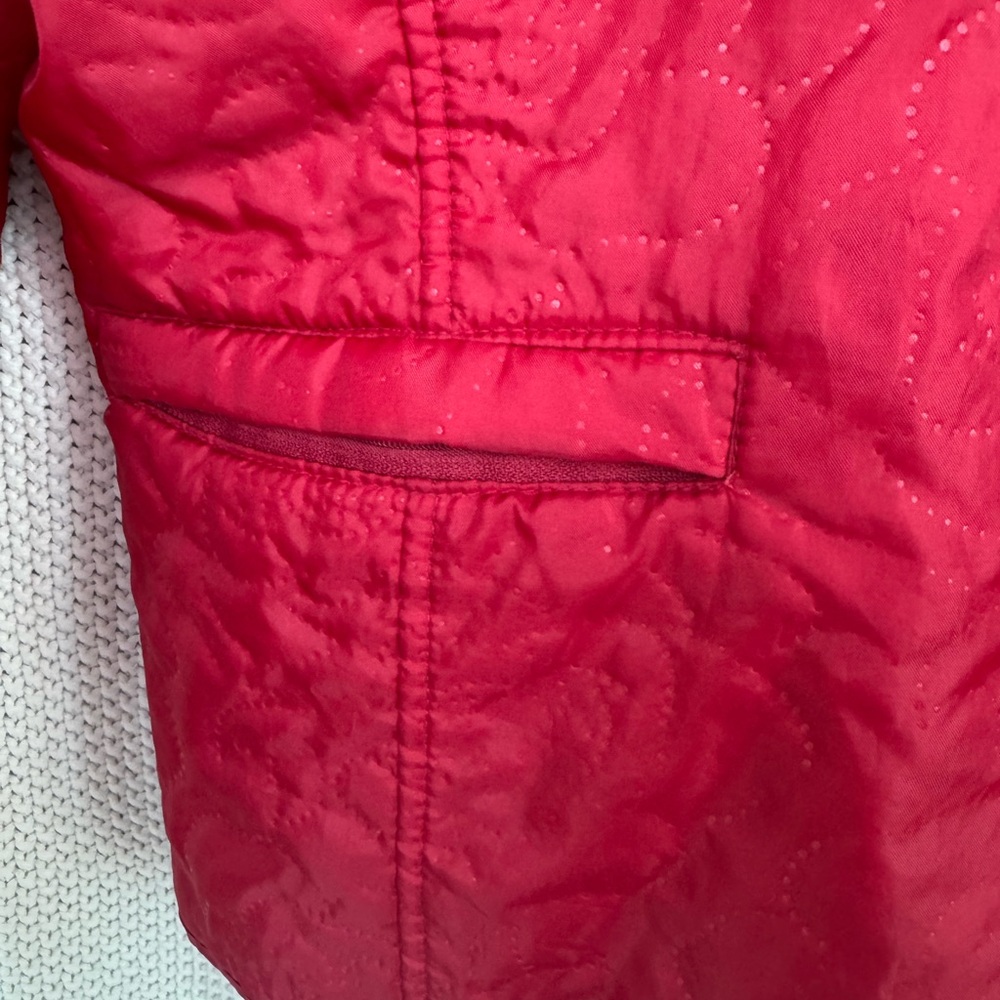 Chic Red Quilted Puffer Jacket - image 8